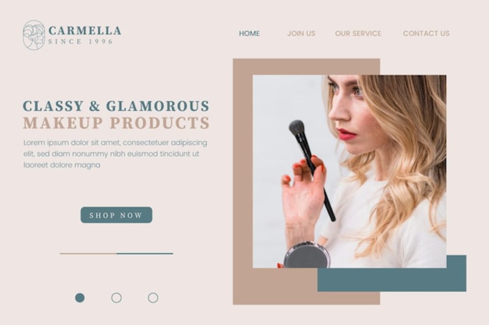 卓越设计，高效建站 平面设计着陆页模板的网站建设之道